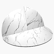 YUGXTH Large Round Foldable Table Top Temporary Extender, Folding Table Top for Kitchen Dining Coffe