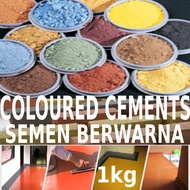 SIMEN BERWARNA/1kg/Coloured Cement/Blue/Red,Yellow/Black/Green/Brown/Grey/White