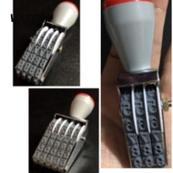 WAY2TOP Roller Stamps, 3 ,4 or 5 Digit Number Changeable Number Stamp, DIY Personalized Business Sta