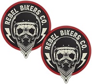 Biomar Labs® 2 x Vinyl Stickers for Car, Motorcycle, Bicycle, Helmet, Window, Tuning, Rebel Motorcyc