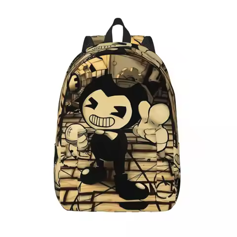 Bendy And The Dark Revival Backpack for Preschool Primary School Student Ink Machines Book Bags Boy 