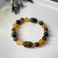 虎眼路路通/黃金膠花/綠龍晶/茶晶