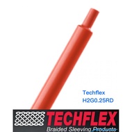 American Techflex H2g0.25 Rd 1/4 "6.4mm (Heat Shrink Ratio 2: 1) Anti-UV Chemical Agent Smooth Red H