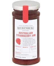 Beerenberg Australian Strawberry Jam 300g. บีเรนเบอร์ก แยมสตรอเบอร์รี่ นำเข้าจากออสเตรเลีย 300กรัม