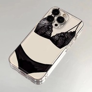 ugly casing iphone ugly casing Lace Lace Underwear Phone Case Apple 16pro Huawei pura70 Bikini iPhon