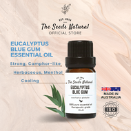 The Seeds Natural - Eucalyptus Blue Gum Pure Essential Oil - Made in Australia ISO certified