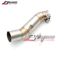 Motorcycle Exhaust Muffler Middle Pipe Connector Adapter Fit For HONDA CB400X CB500X CB500F CBR400R 