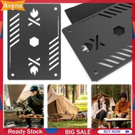 IGT Table Unit Plate Aluminum Alloy Outdoor Stove Furnace Board Lightweight Camping Stove Table Plat