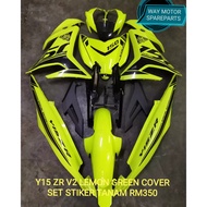 QUALITY TERJAMIN!! Y15 Y15ZR V2 COVER SET CUSTOM STICKER TANAM