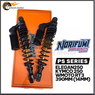 NORIFUMI PS SERIES 390MM ELEGAN250 KYMCO 250 WMOTO RT3 REAR SHOCK ABSORBER SET Suspension