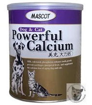 美克 MASCOT 大力鈣 犬貓狗鈣磷粉 寵物鈣粉 小動物鈣粉 500g（大）挺立鈣勇健，每瓶320元