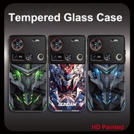 9H Glass Case For Nubia Z70 Ultra Cases Z70S Ultra Photographic Hard Tempered Glass Phone Back Cover