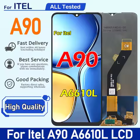 6.6" High Quality For itel A90 LCD A6610L Display Touch Screen Digitizer Assembly Replacement Repair
