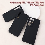 SAMSUNG S23FE S23 ULTRA/ S23 PLUS/ S23 COVER SOFTCASE PREMIUM BLACK MACARON SILICON SOFT CASE S23 FE