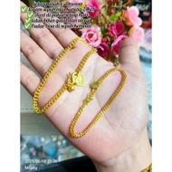 24k gold plated small coin coin bracelet