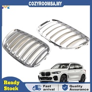 1Pair Front Hood Grill 51137113733 51137113734 for BMW X5 E53 04-06 Racing Grill