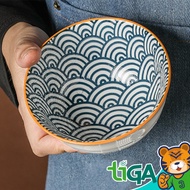 TIGA 5 Inches Japanese Style Ceramic Rice Bowl Doorgift Wedding Gift Dinnerware | Mangkuk Keramik_KC20010