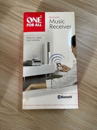 One for All SV1810 Wireless Bluetooth Music Receiver White 藍芽接收器