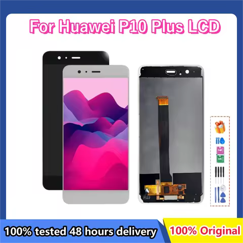 100% Test Display For Huawei P10 Plus LCD Touch Screen With Frame Digitizer Replacement For Huawei P