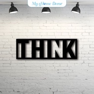 Minimalist 3D Wall Art Wall Decoration Motivational Quotes Series