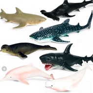 Rubber Shark Dolphin Whale Toys