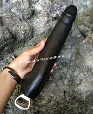 Pembuka Tutup Botol Bentuk Kelamin Pria Hitam / Opener Lolok Khas Bali Berkualitas
