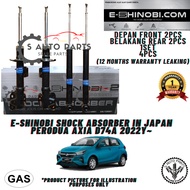 PERODUA AXIA D74A 2022Y~ FRONT / REAR E-SHINOBI SHOCK ABSORBER IN JAPAN
