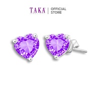 TAKA Jewellery Spectra Gemstone Earrings 9K Gold