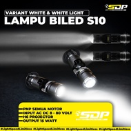 SDP H6 Bi-LED S10 White/White Motorcycle Bulb – Bright, Focused, Energy-Saving Headlights
