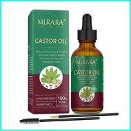 Castor Oil Hair Oil Cold Pressed Castor Oil Hexane-Free Cold-Pressed Organic to Strengthen Moisturize Volumizing hangesg