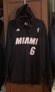 Adidas NBA MIAMI HEAT LeBron James 長袖帽T  #新春跳蚤市場