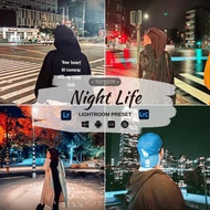 Night Life | Preset Lightroom Viral | Mobile & Desktop | Aesthetic Presets | Instant Download | Ligh