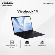 ASUS Vivobook 14 X1407QA-LY069W 14" Laptop (Snapdragon X X1 26 100 Processor | Qualcomm Adreno GPU |