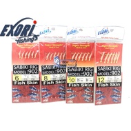 EXORI SABIKI RIG 902 FISH SKIN APOLLO HOOK MATA APOLLO