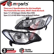 Honda Civic FD 2006-2008 SNB (1.8L No HID) Head Lamp Head Light Lampu Depan