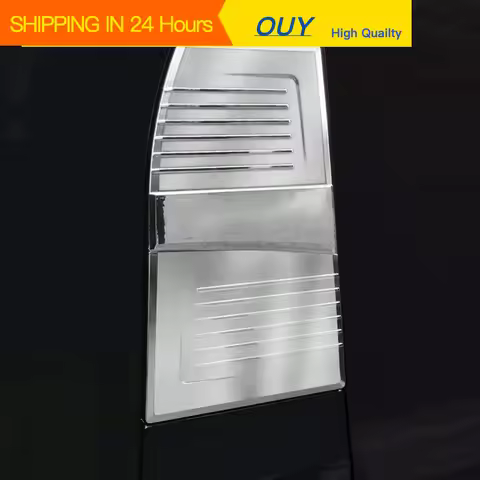 OUY For Toyota Hiace 300 Series 2019-2024 ABS Chrome Carbon Fiber Fuel Tank Cap Gas Tank Cover Decor