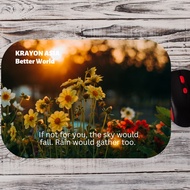 PRE-ORDER Art Mousepad Gift Inspiring Quotes Contemporary Christmas Gift Friendship Faith