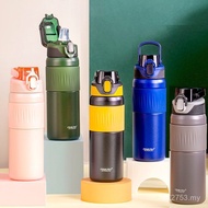 Direct Drinking Cup Straw Fashion 2U8K Outdoor Water Bottle 316 High-value Student Thermos Cup Fitne