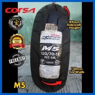 ❏ ♡ ✲ CORSA TIRE M5 for Nmax by TAKARA (FREE TIRES SEALANT, PITO, & STICKER)