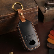New Leather Key Cover Case Shell for Toyota RAIZE for Daihatsu Rocky 2 Button Key Cover Case Car Accessories