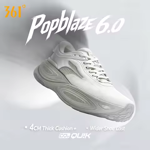 361 Degrees PopBlaze 6 Men Running Shoes Lightweight Wear Resistant Comfortable Shock Absorb Soft So
