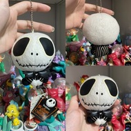 日本罕見中古絕版大頭Jack幽靈狗杰克傑克小鬼毛毛絨公仔。萬聖節The Nightmare Before Christmas 聖誕夜驚魂怪誕城之夜Jack skeleton 傑克聖誕節。 sally莎
