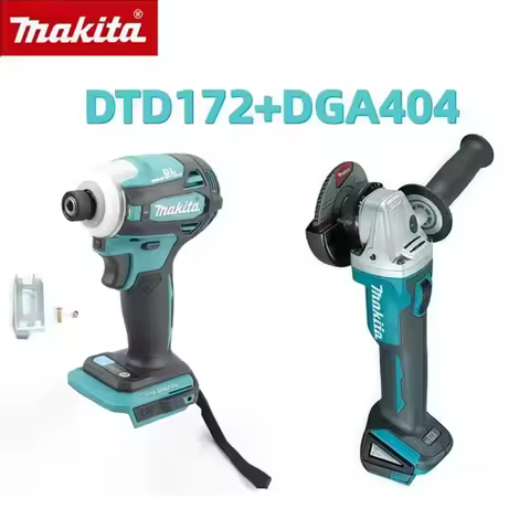 2026 Makita DGA404 & DTD172 18V Brushless 2-in-1 Kit: 125mm Angle Grinder & Impact Drill for Car Rep
