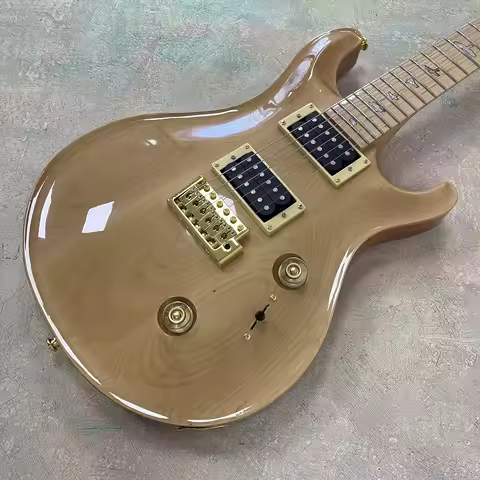 Wooden PRS Electric Guitar HH Pcikups Gold Hardware Solid Guitar Unisex Free Shipping
