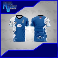 Jersey EVOS New 2025 MPL S11 Latest 2023 EVOS TERBA MPL ML OFFICIAL ESPORTS Jersey Blue Jersey Full 