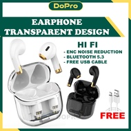 Transparent Earphone Wireless Transparent Earphone Bluetooth Earbud Sport Hifi Headset