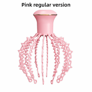 USB Rechargeable Head Octopus Massager 500mAh Kneading Claw Electric Head Massager Wireless 6 Modes 