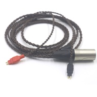 Retro Bronze 8-Strand Braided Pure Copper Upgrade Cable, HiFi Soundstage Enhancement Cord for Sennhe