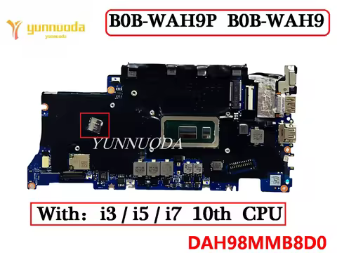 DAH98MMB8D0 For Huawei Matebook D15 BoB-WAH9P BoB-WAH9 Laptop Motherboard Wtih i3 i5 i7 10 th CPU 2G