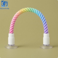 [Gazechimp] Bird Perch with Suction Cups Braided Window Bird Perch Rainbow for Birds